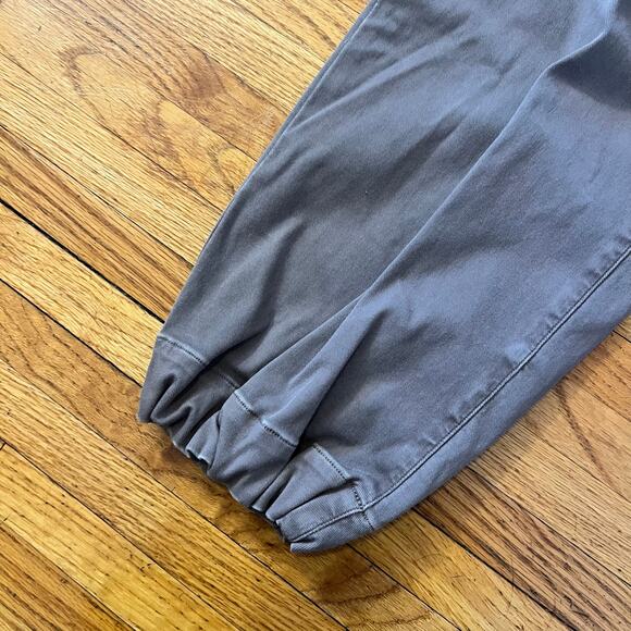 SPANX Pants Womens Medium Stretch Twill Cropped Wide Leg Khaki 20312R ** - Picture 3 of 13